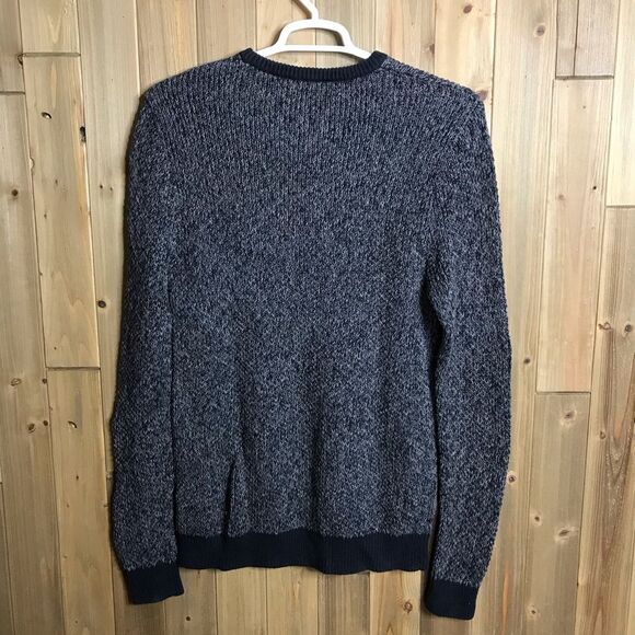 The Rail Mens 100% Cotton Crew Neck Sweater Black/ Grey Size Large - Picture 7 of 14